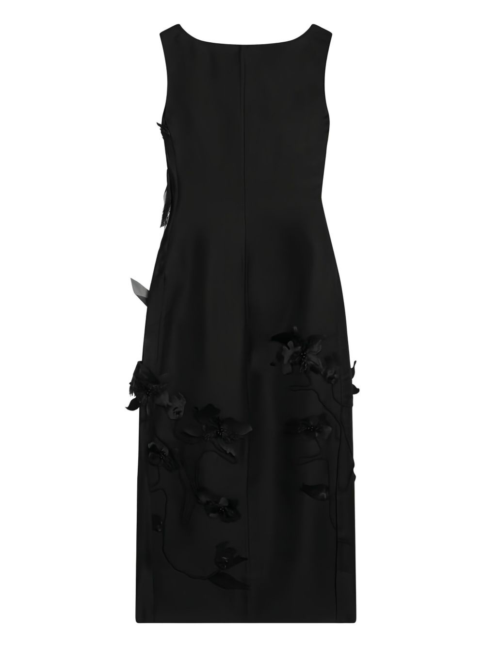 embroidered midi dress - 6