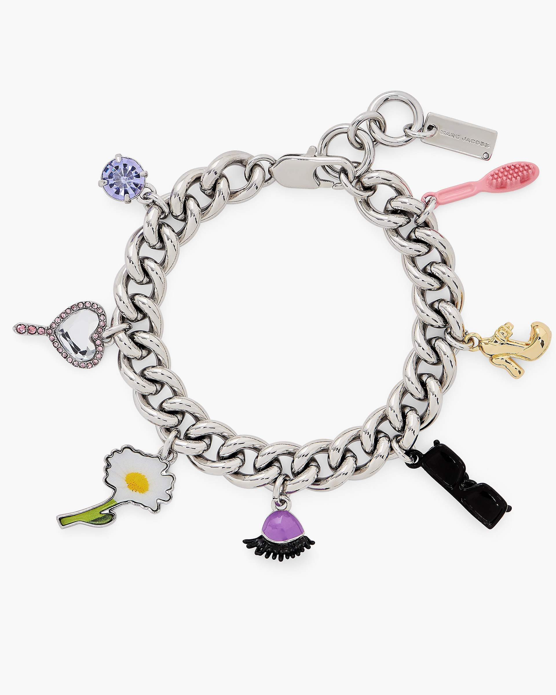 Marc Jacobs Marc Jacobs Grunge Glam Charm Necklace in Gold