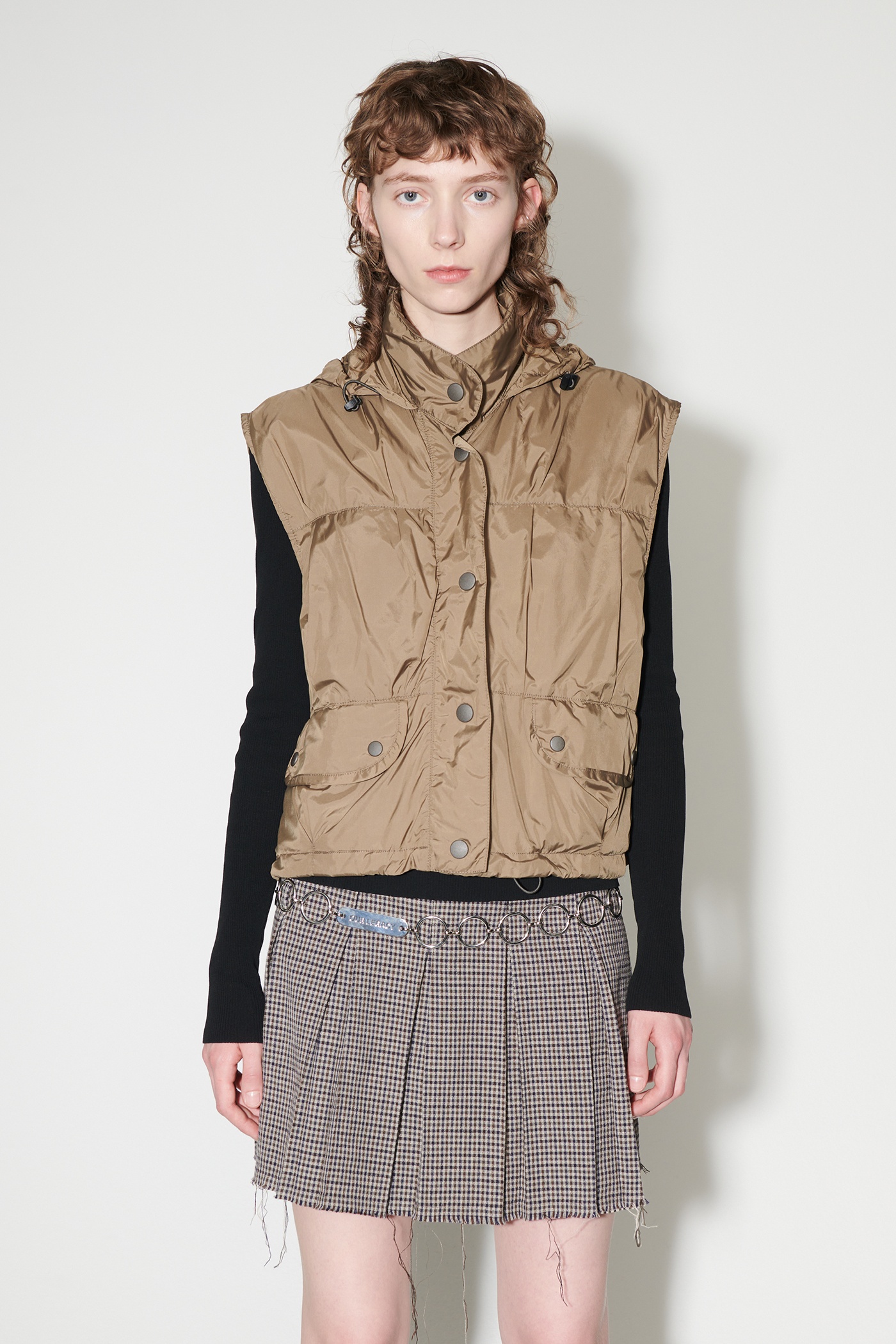 Exhale Puffa Vest Cavalry Olive Aero Nylon - 8