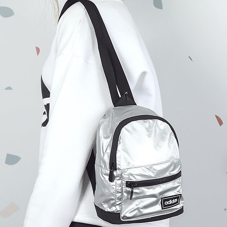 (WMNS) adidas Classic Metallic Backpack Extra Small 'Silver' FM4334 - 6
