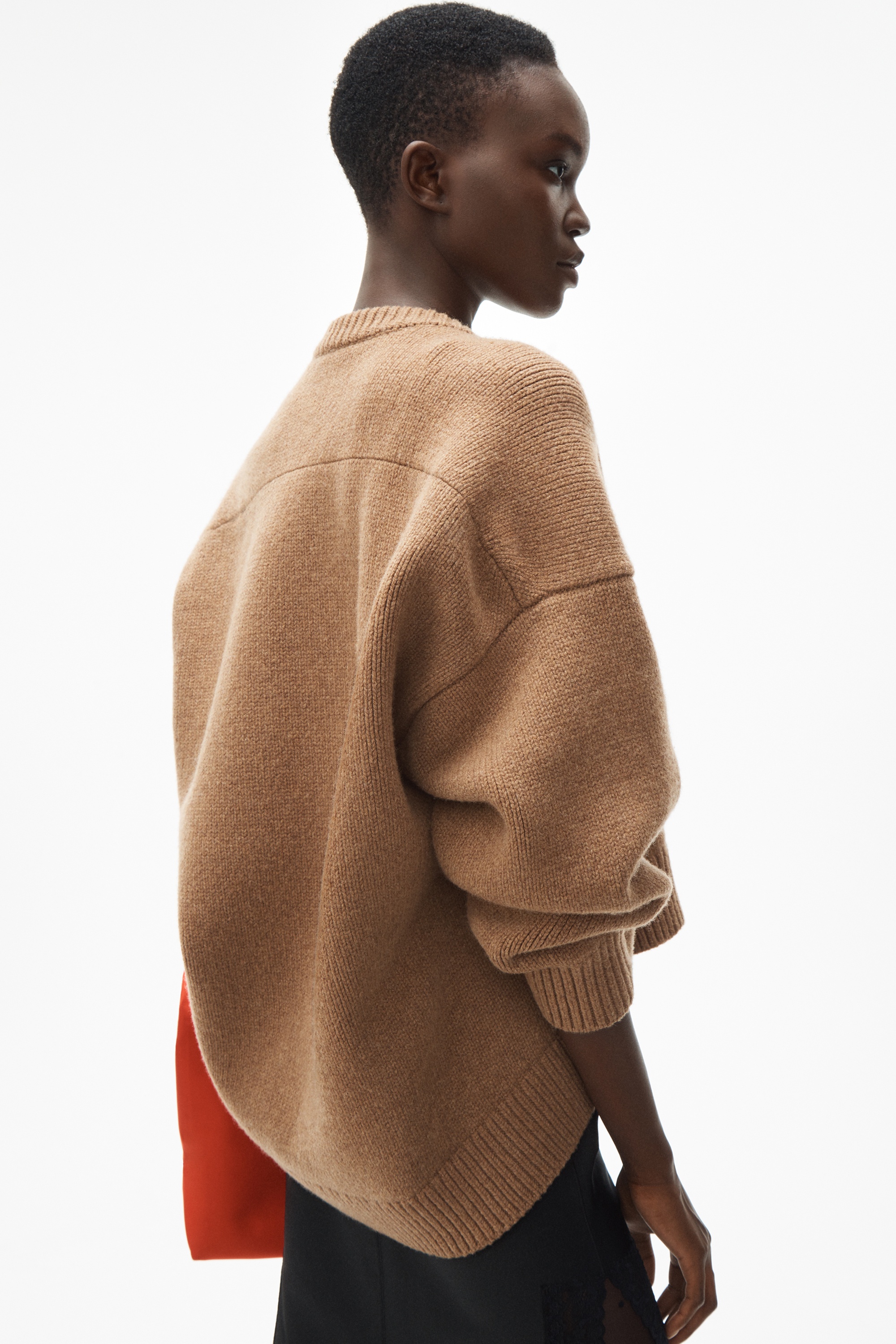 DRAPED BACK PULLOVER - 5