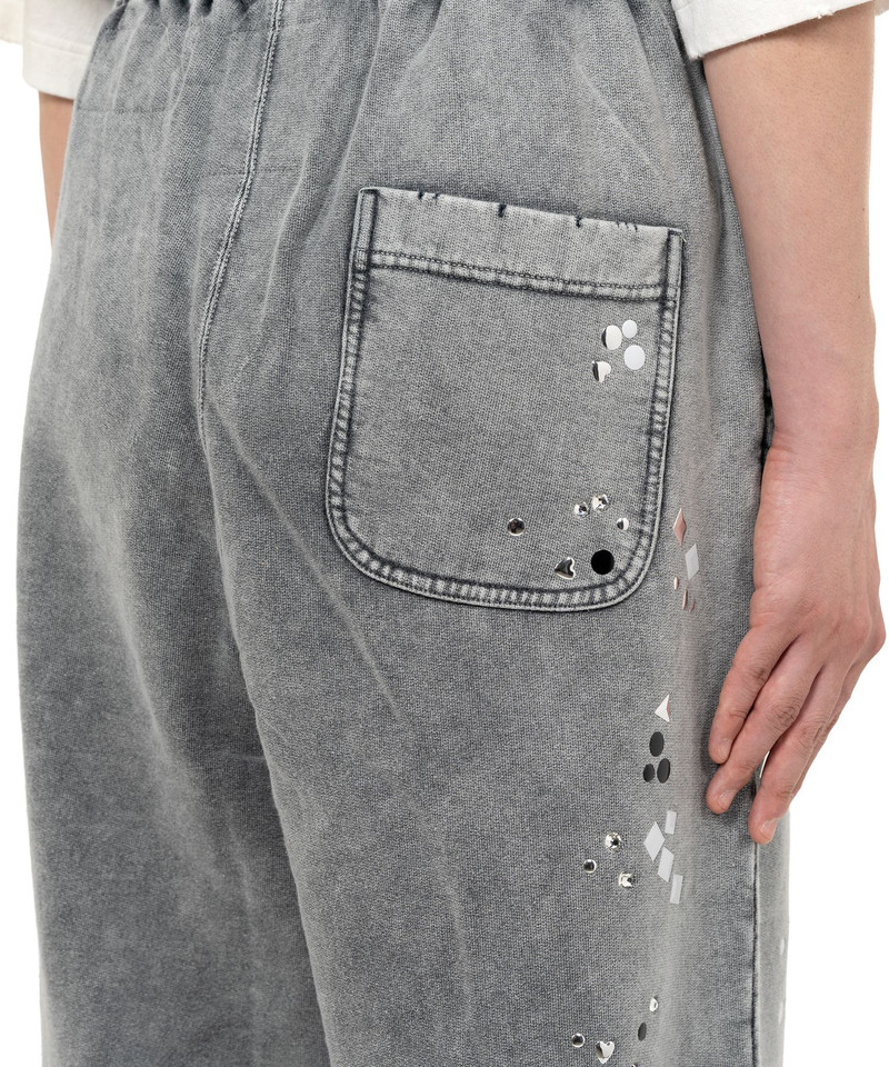 Embellished Bleached Sweat Pants 18