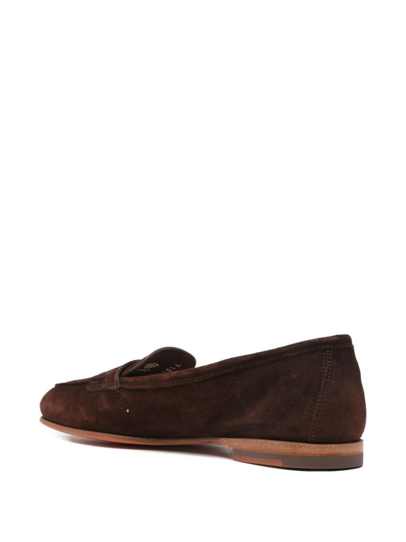 Carla suede penny loafers 3