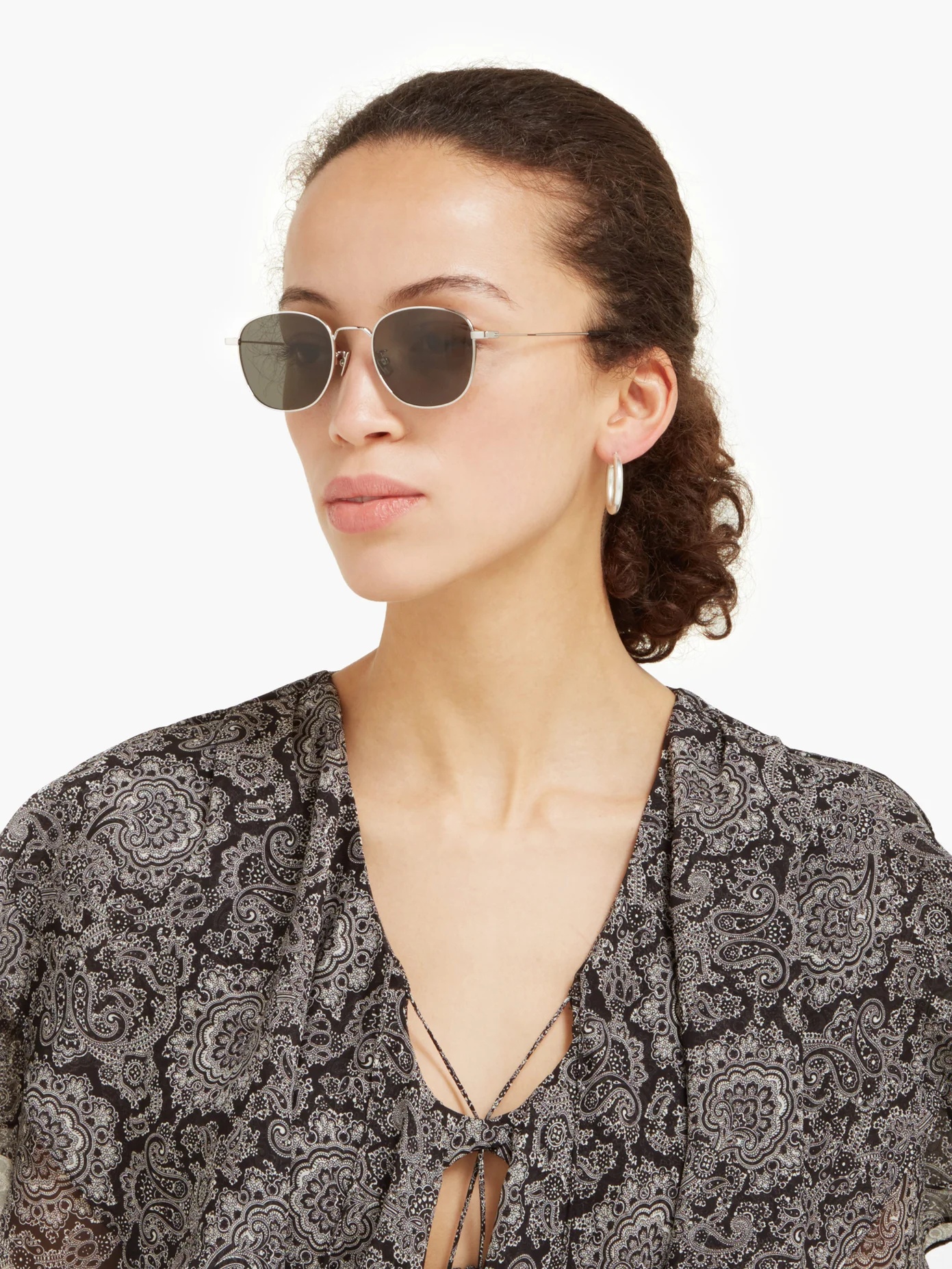 Round metal sunglasses - 2