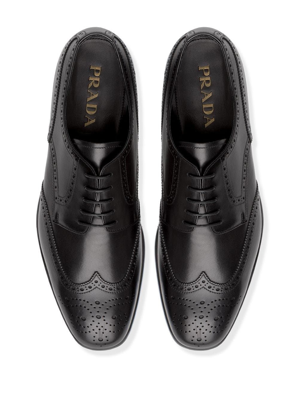 perforated-detail Derby shoes - 4