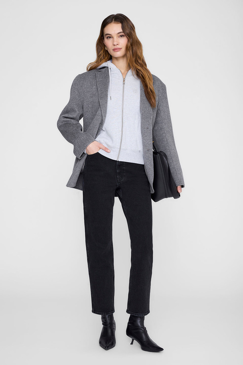 Casper Zip Up Bing - Grey Melange 3