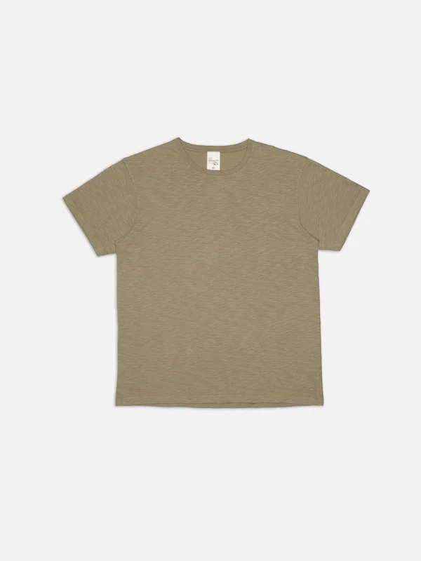 Roffe Slub T-Shirt Desert - 1
