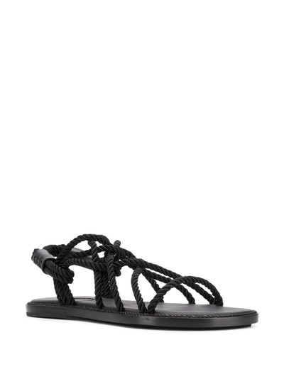 Ann Demeulemeester flat rope sandals outlook