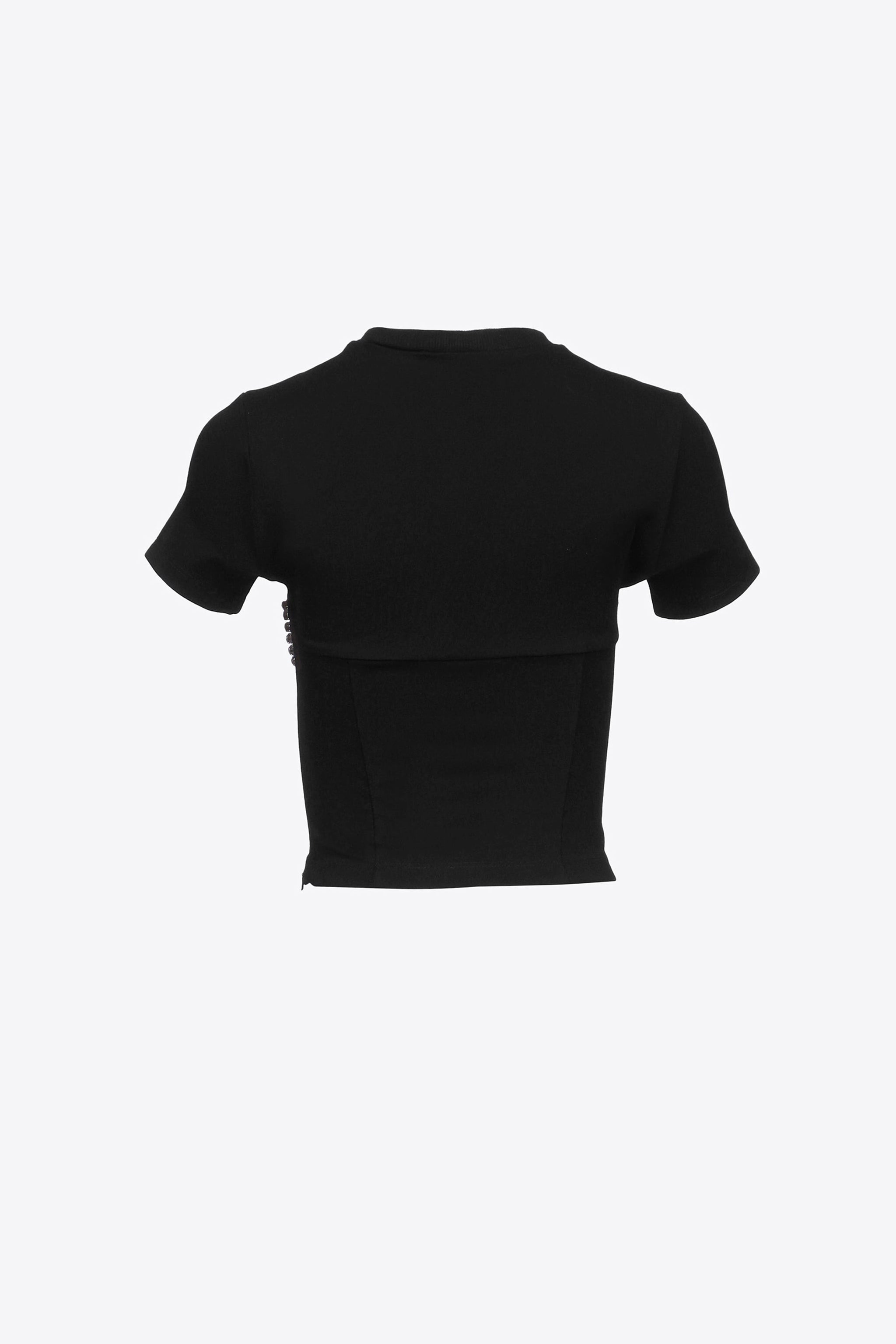 CRYSTAL BUSTIER CUP T-SHIRT - 2