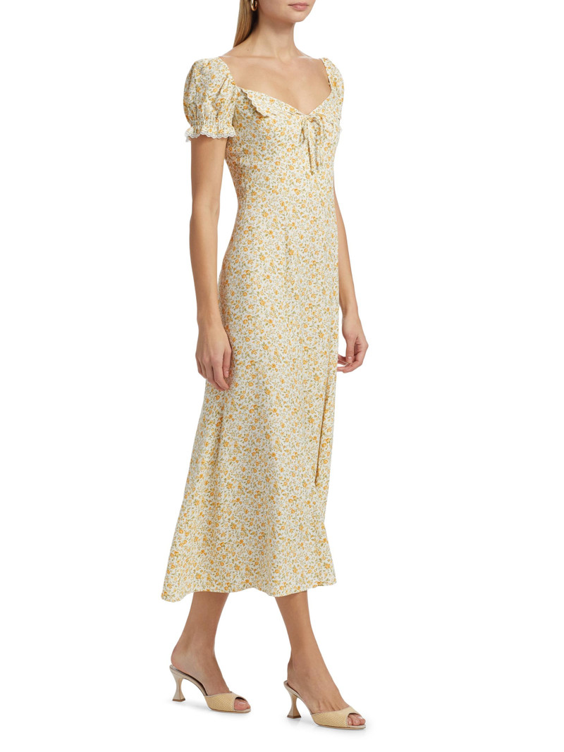 Women's Shyla Floral Midi-Dress - Lima 4