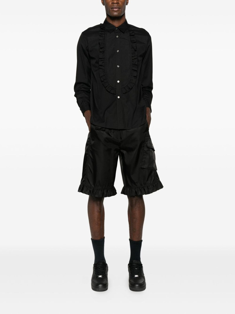 BLACK COMME des GARÇONS ruffled-detail shirt outlook