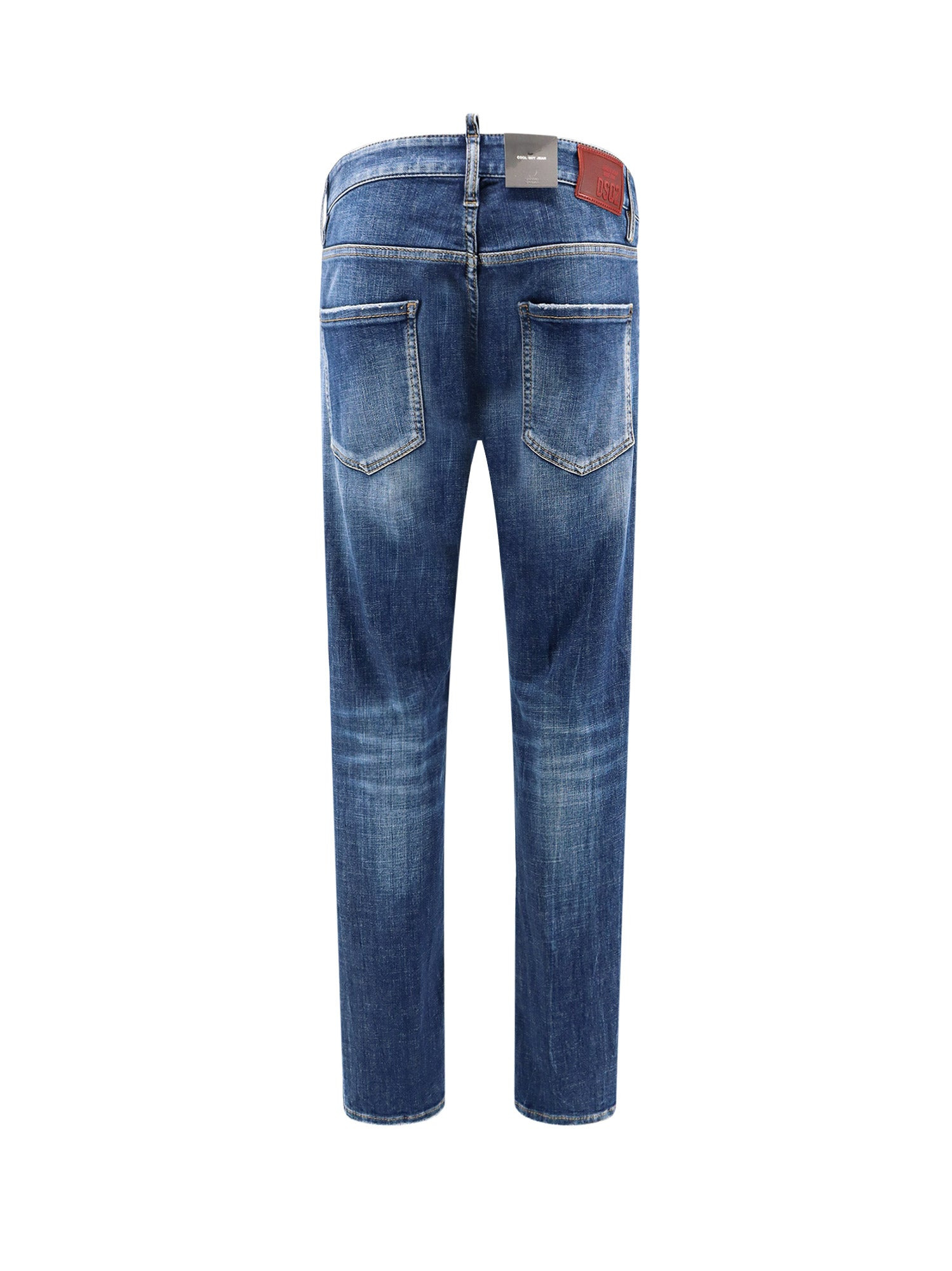 Cotton Jeans With Back Logo Patch - 2