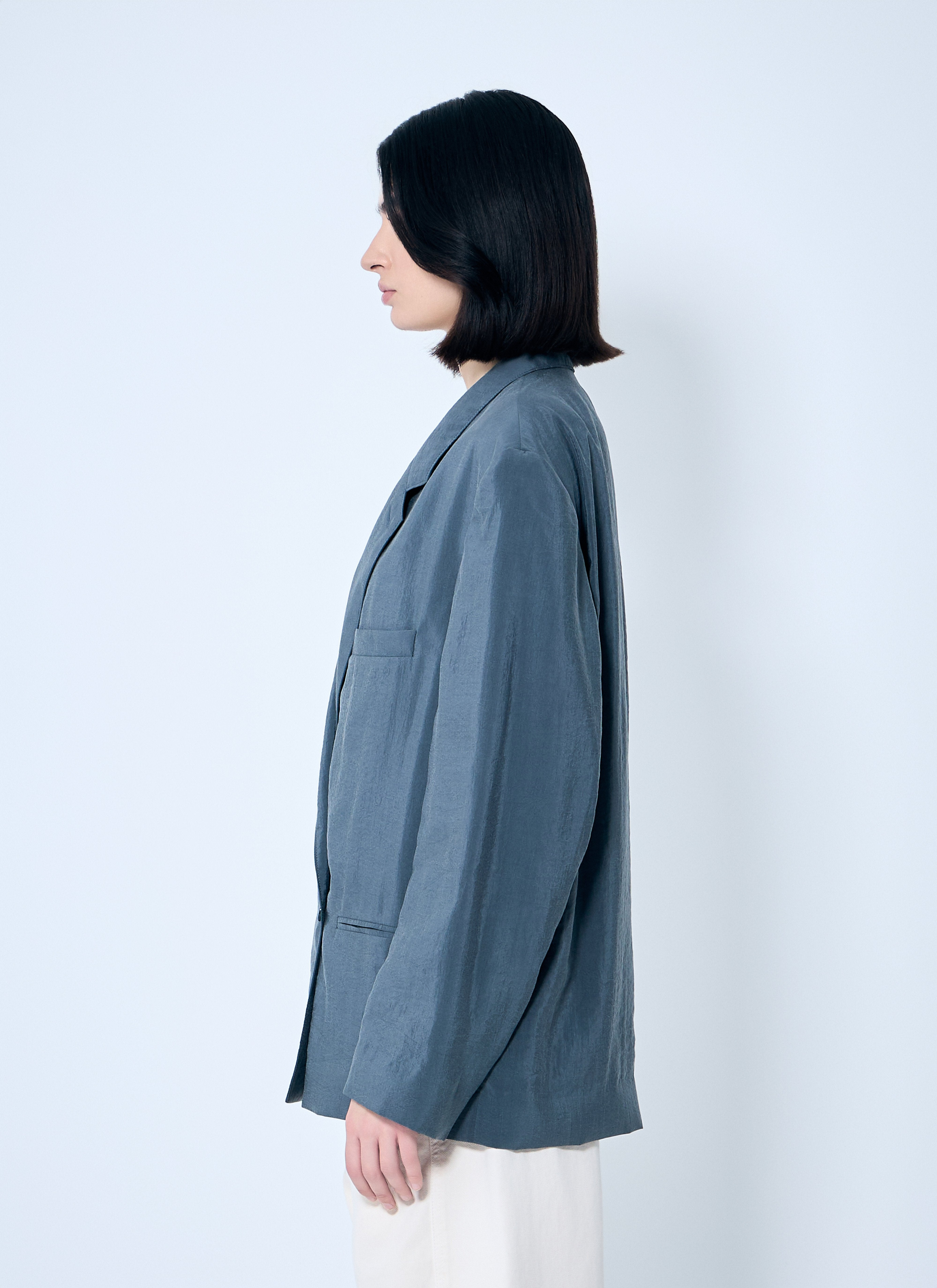 Lemaire Women Soft Tailored Double-Breasted Blazer - 3