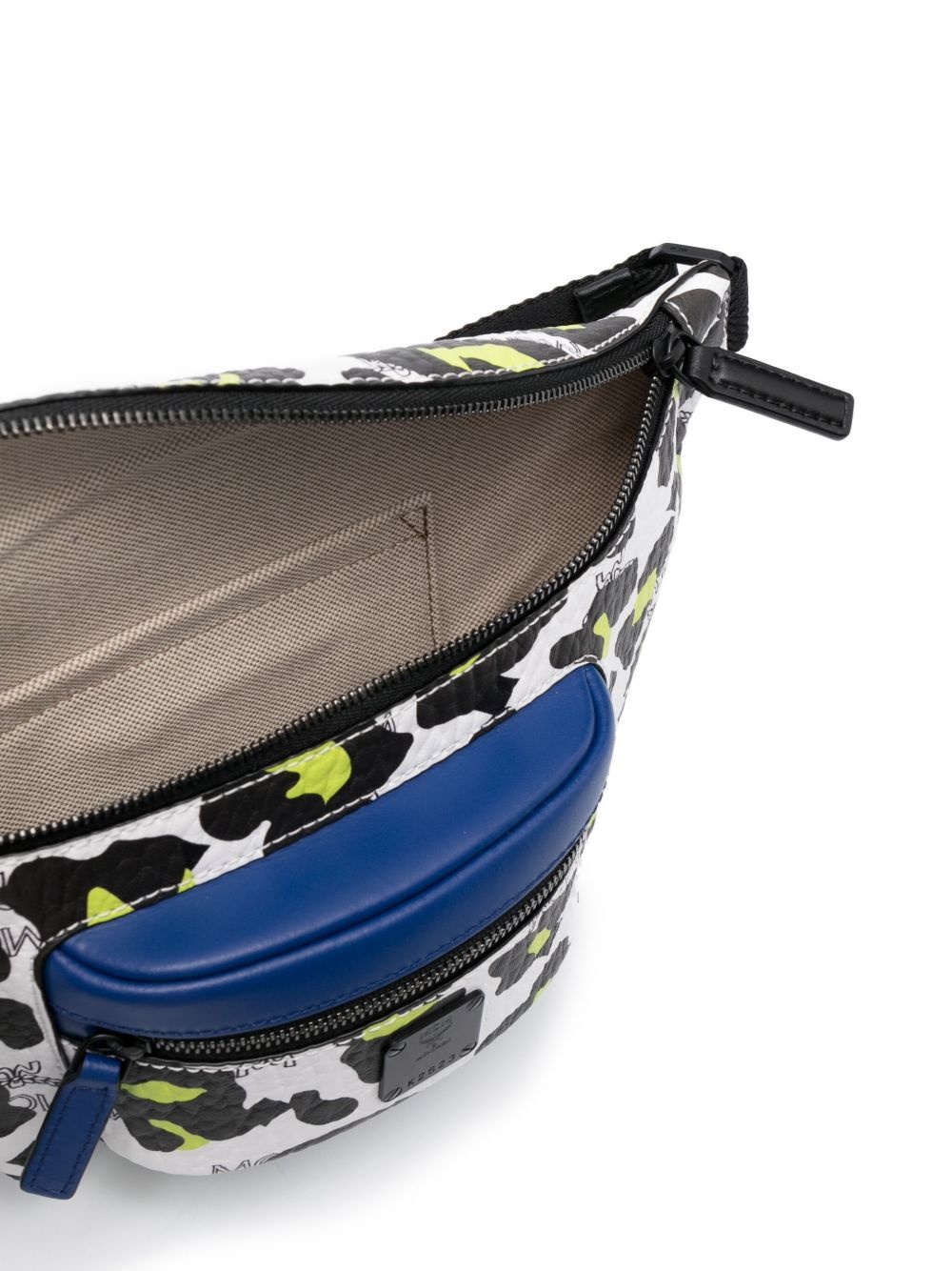 Fursten leopard-print leather belt bag - 5