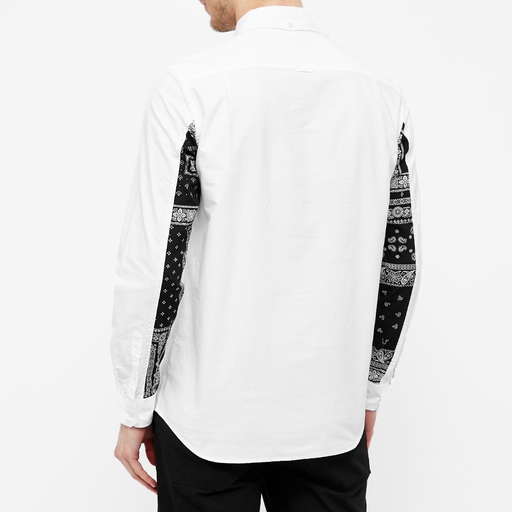 SOPHNET. Panelled Sleeve Button Down Shirt - 5