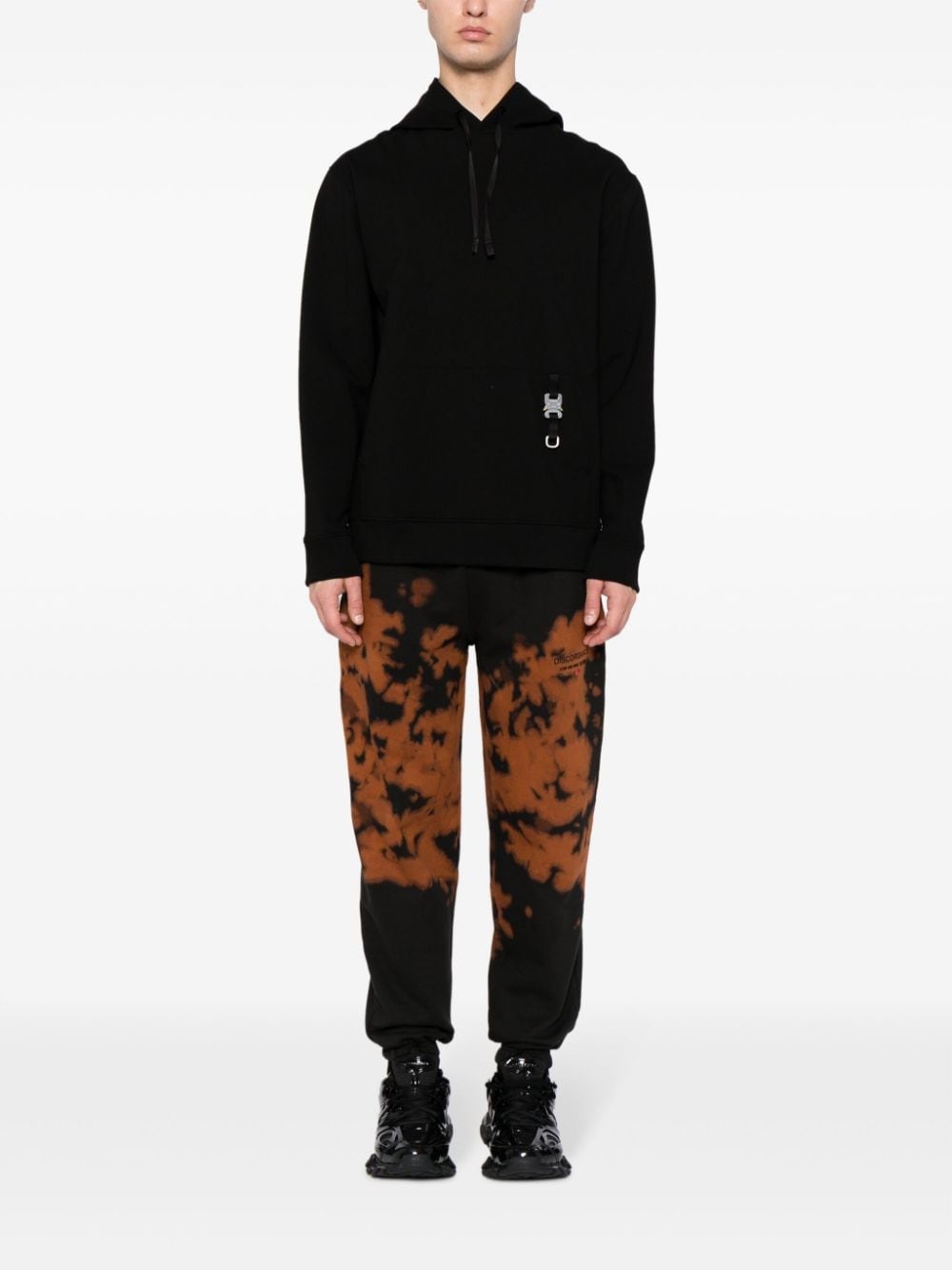 logo-print cotton-blend track pants - 2