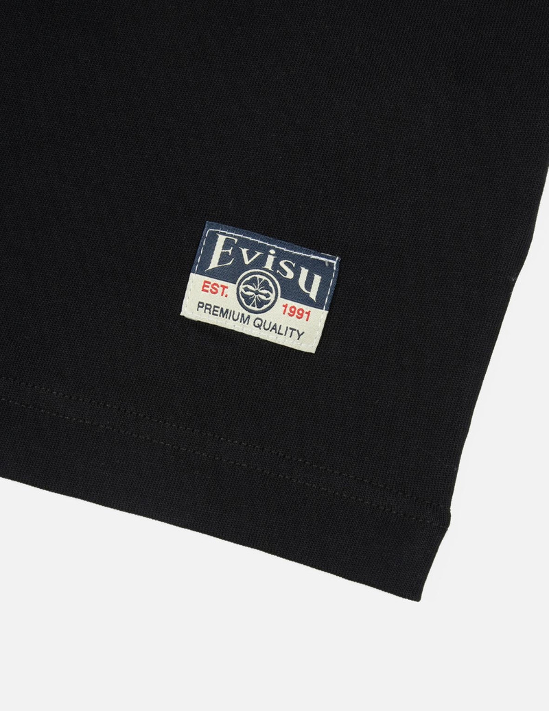 ALLOVER KOI SEAGULL AND BRUSHSTROKE PRINT LOOSE FIT T-SHIRT 11