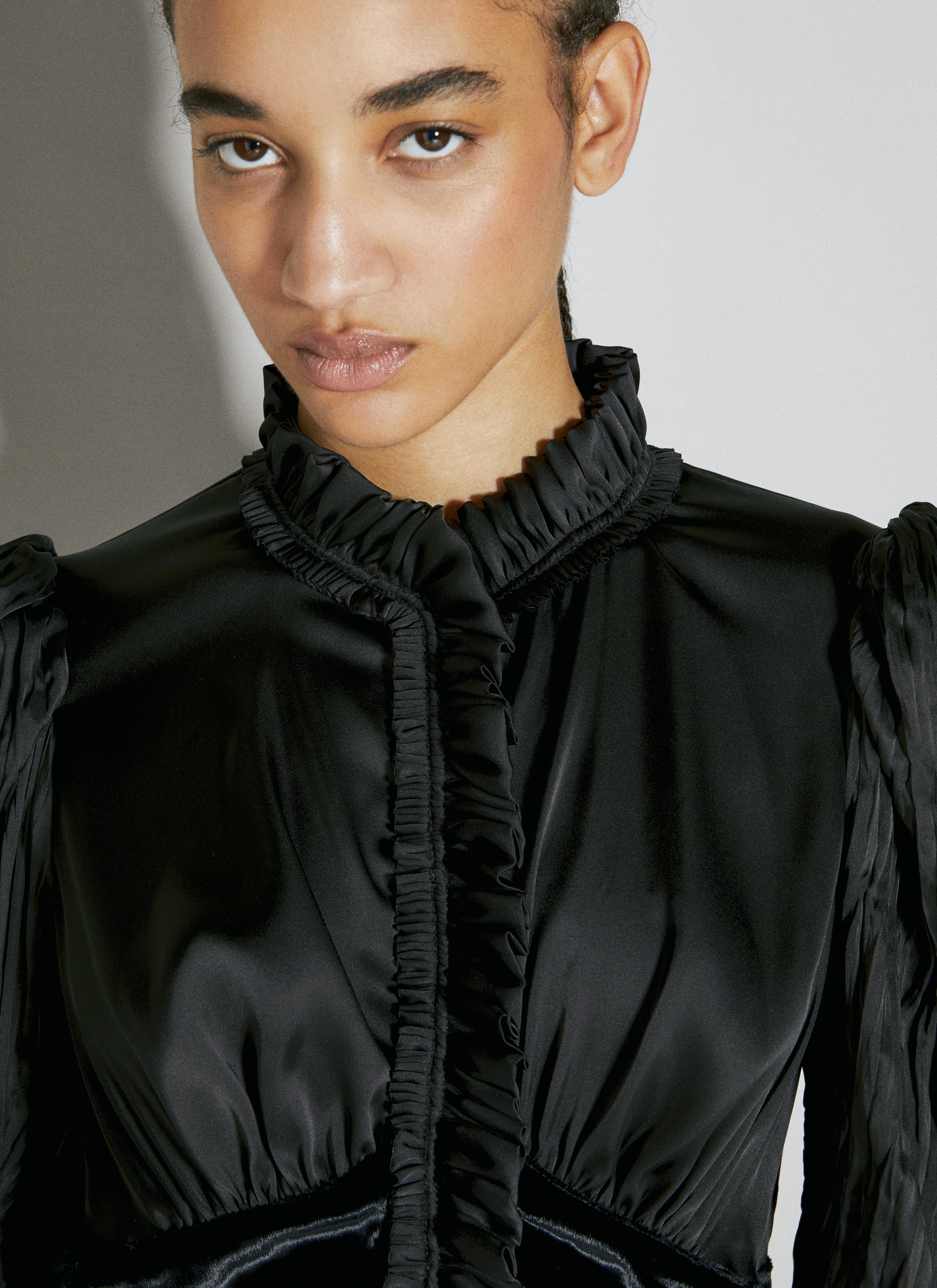Ruffle Panel Construction Top - 5