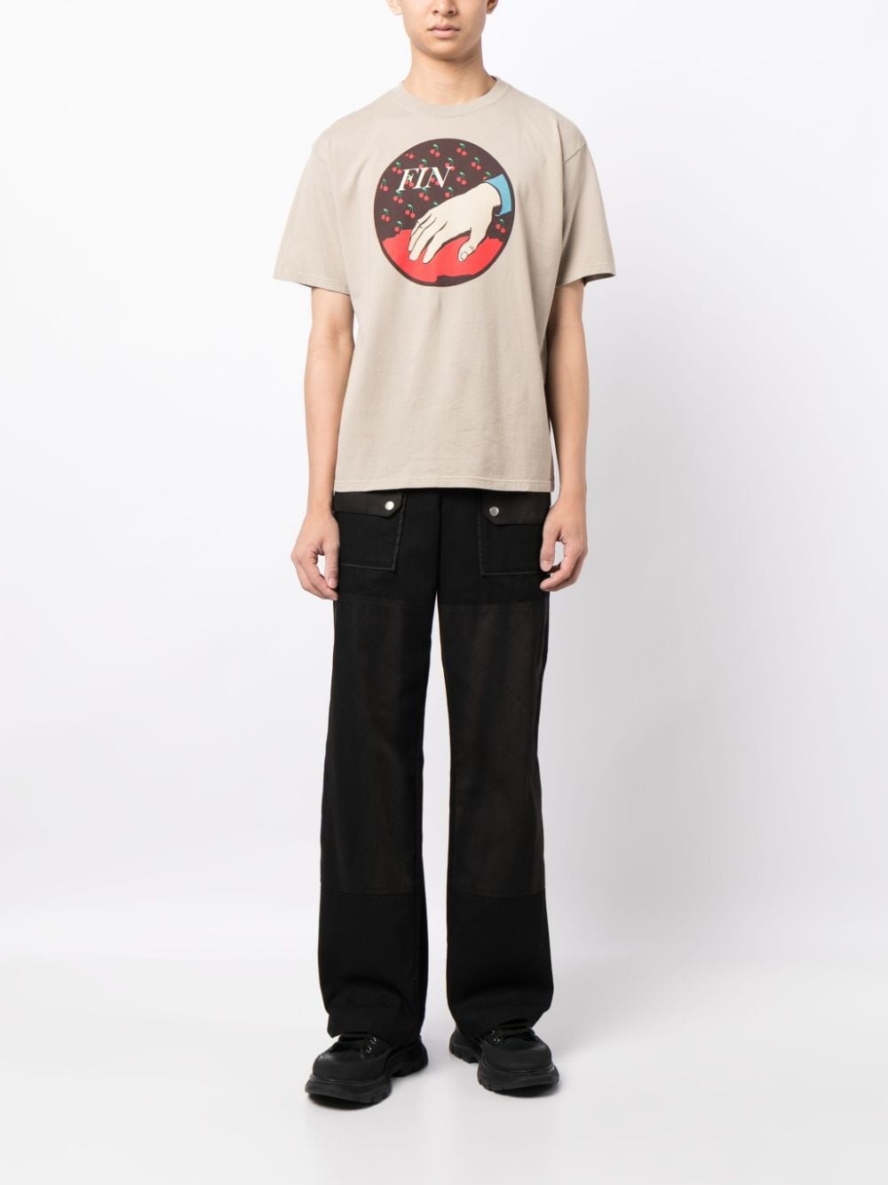 graphic-print cotton T-shirt - 2