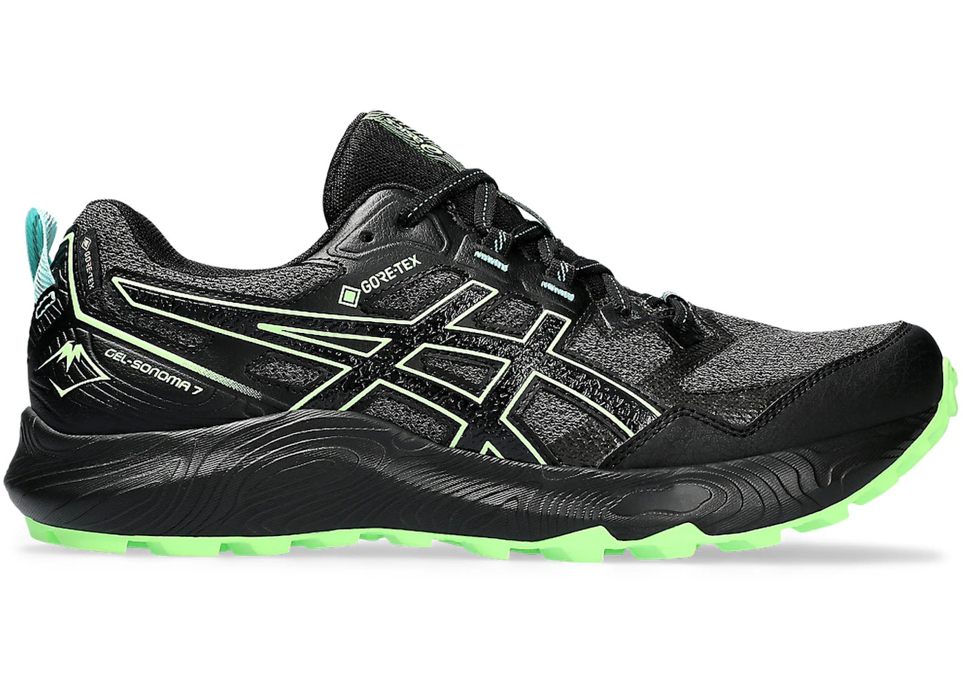ASICS Gel-Sonoma 7 GTX Black Illuminate Green - 1