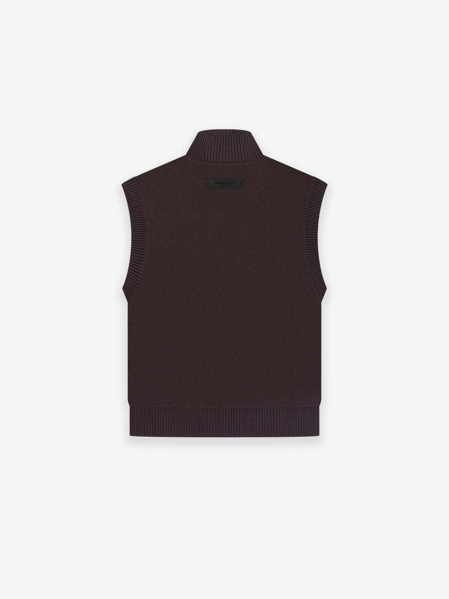 Womens Pullover Mockneck Vest - 4
