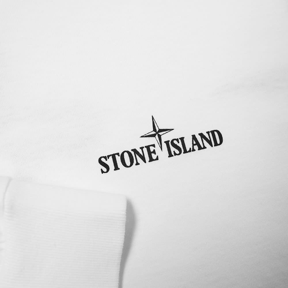 Stone Island Long Sleeve Stencil Three Print Tee - 2