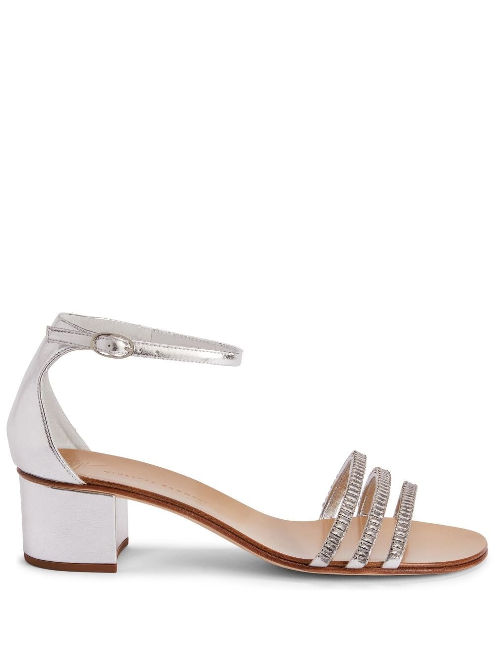 Martha 40mm metallic-effect sandals - 1