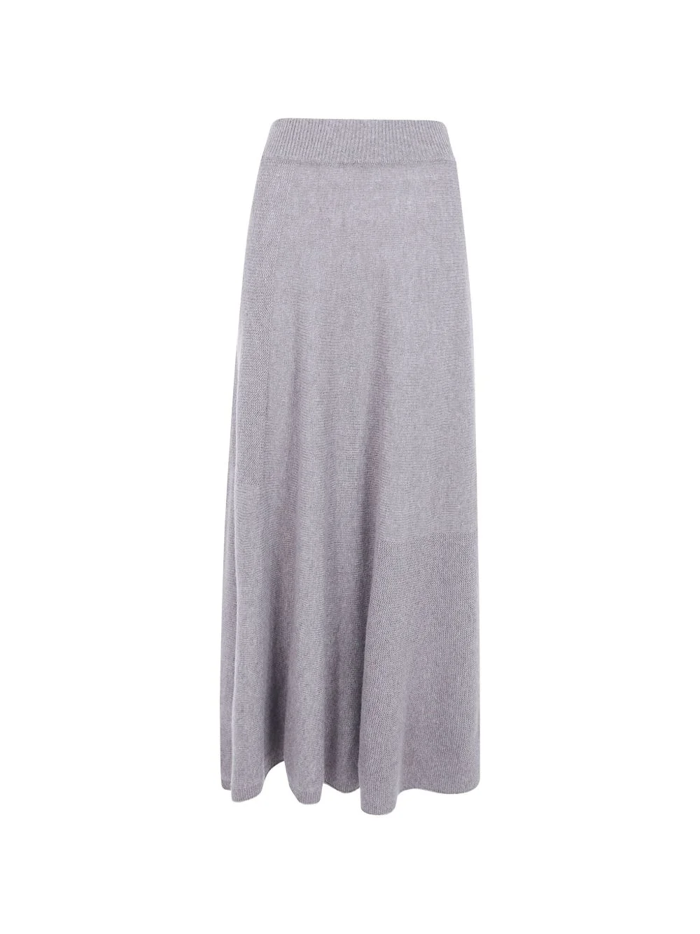 fine-knit flared midi skirt - 1