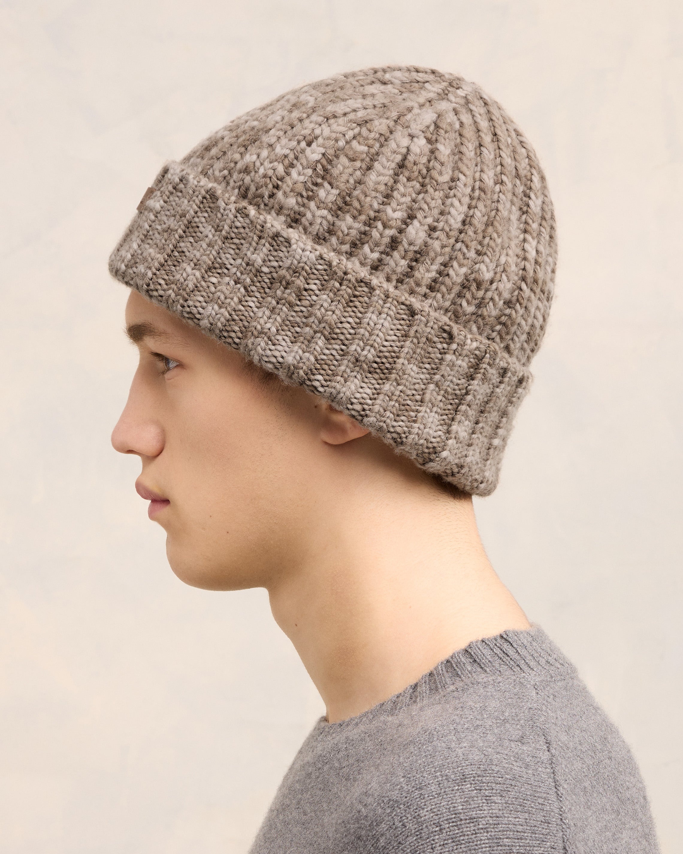 RIBBED BEANIE - 5