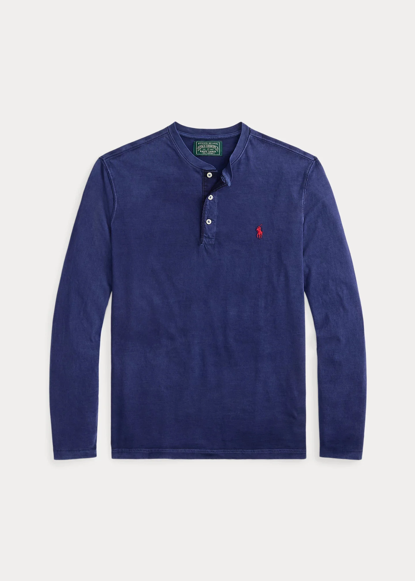 Slub Jersey Henley Shirt - 1