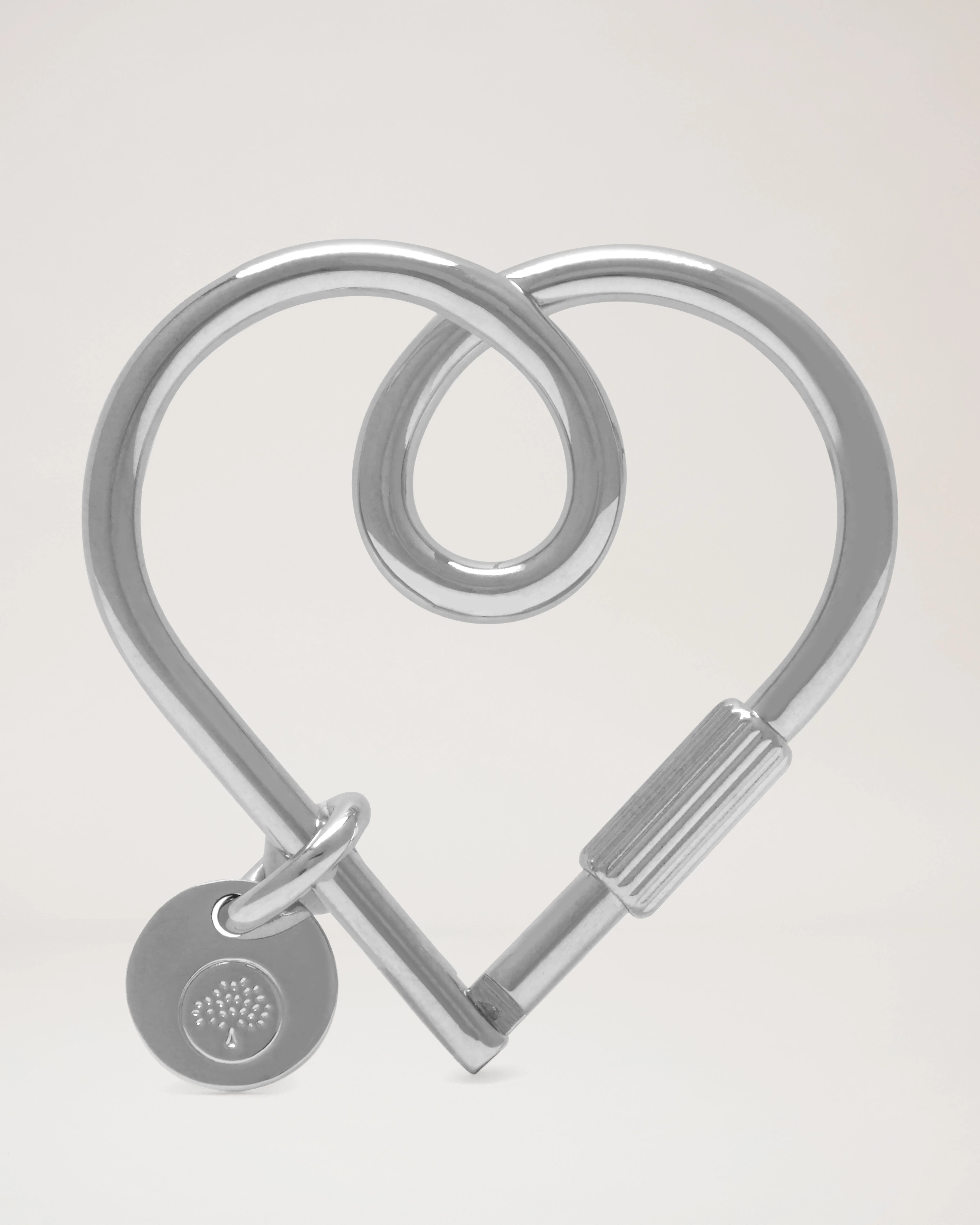 Looped Heart Keyring
Silver Zinc - 1