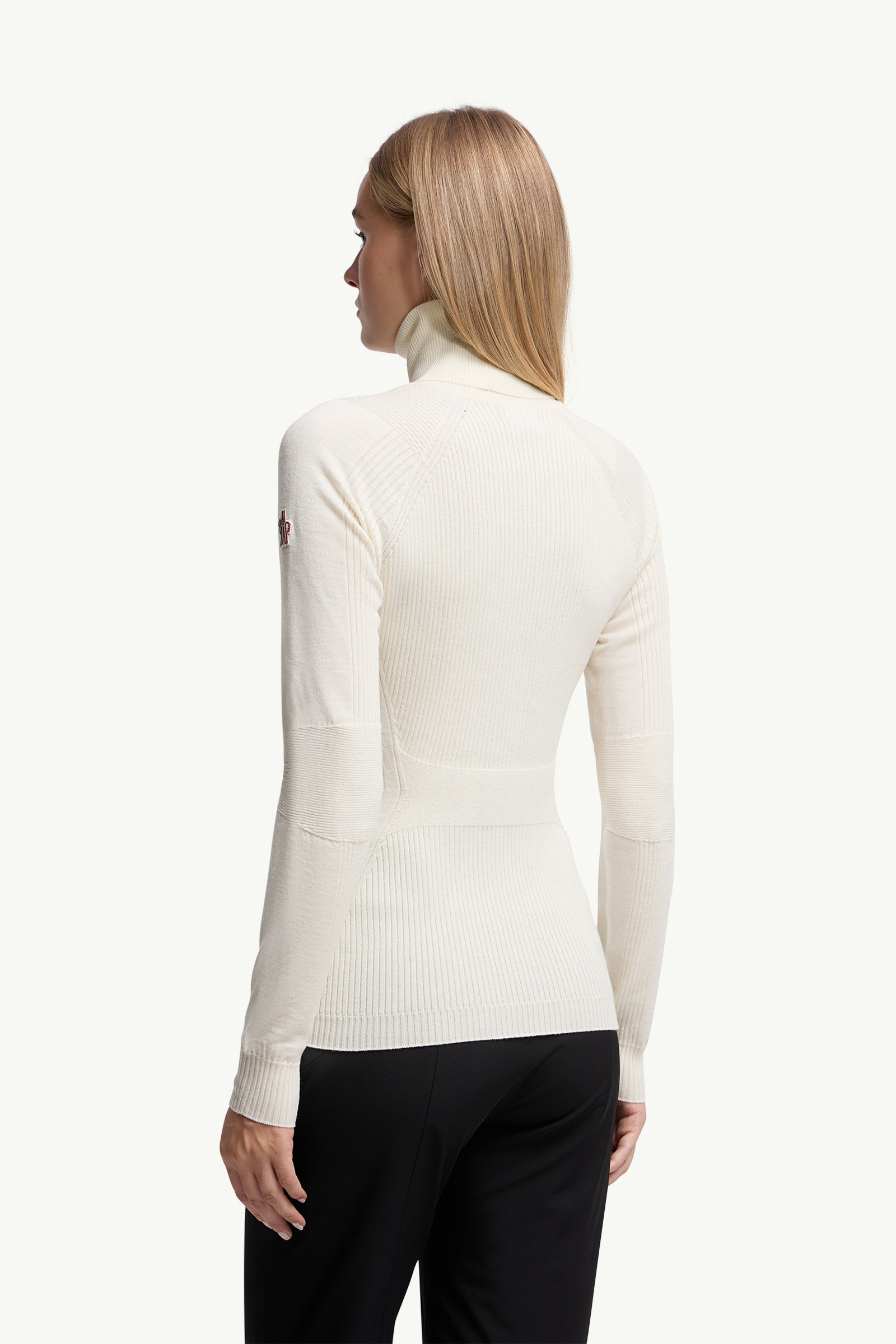 Wool Blend Turtleneck Sweater - 5