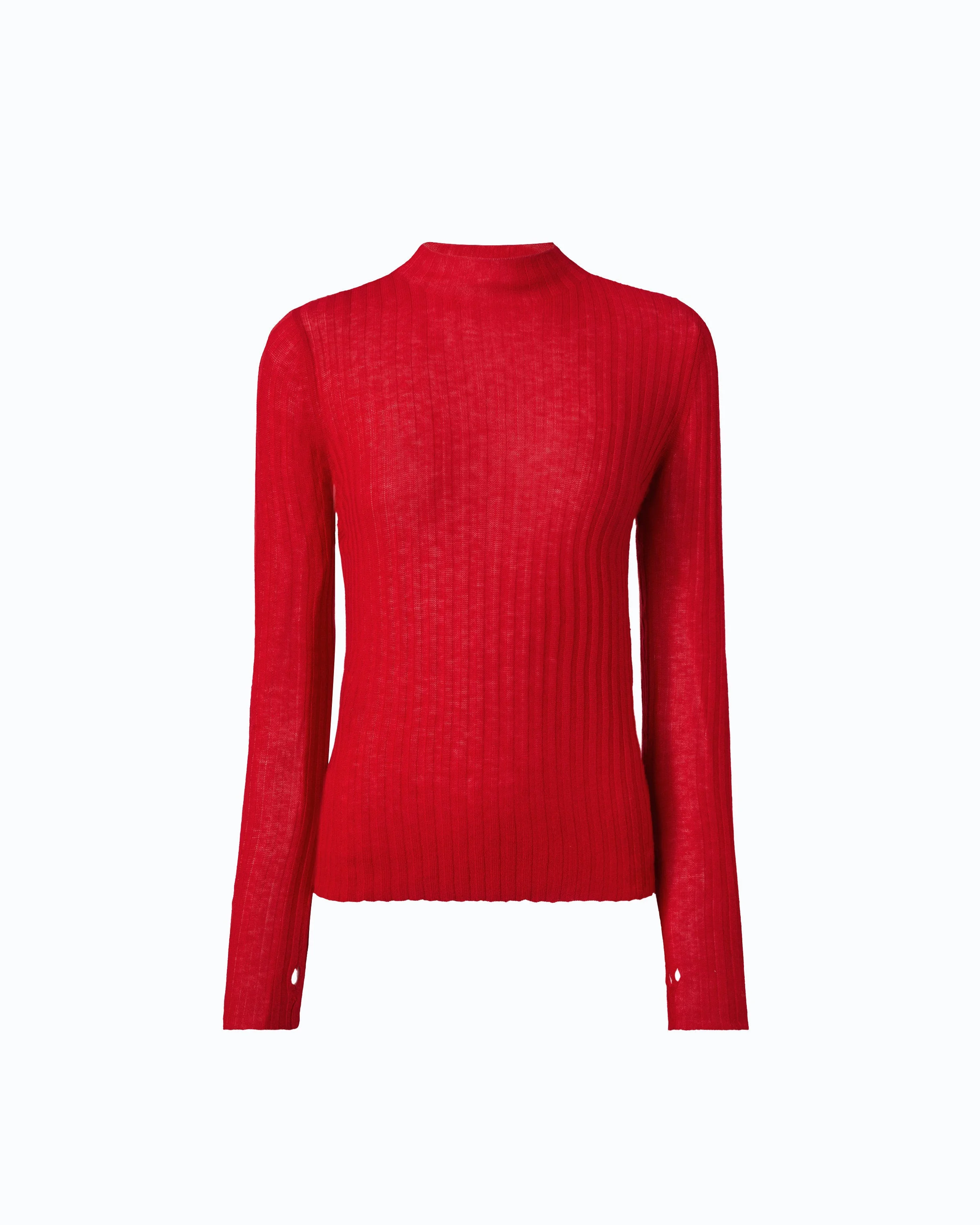 LIGHTWEIGHT RIBBED SWEATER - 1