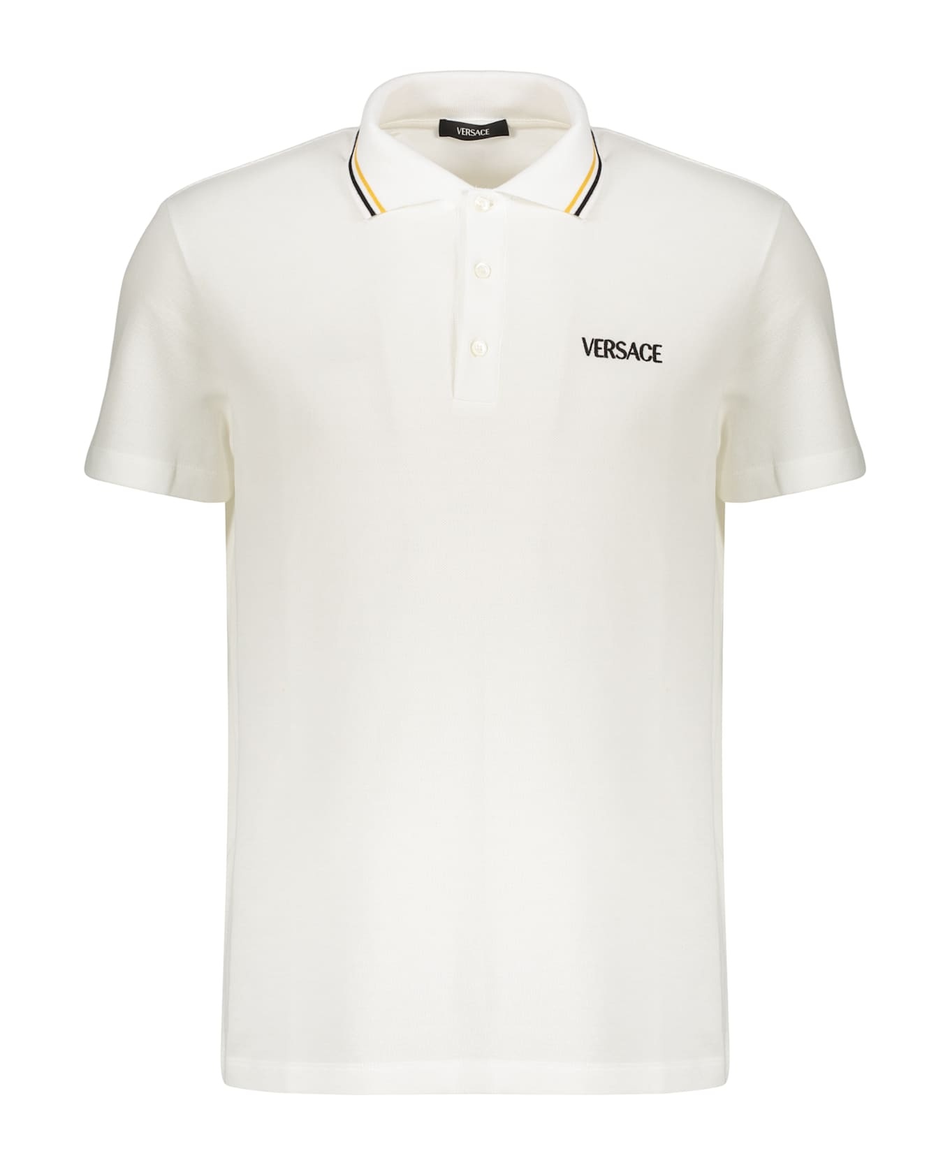 Short Sleeve Cotton Polo Shirt - 1