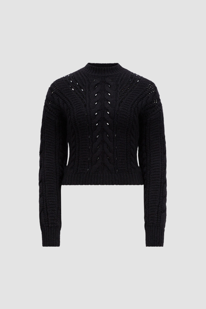 Embroidered Mohair & Wool Sweater 1
