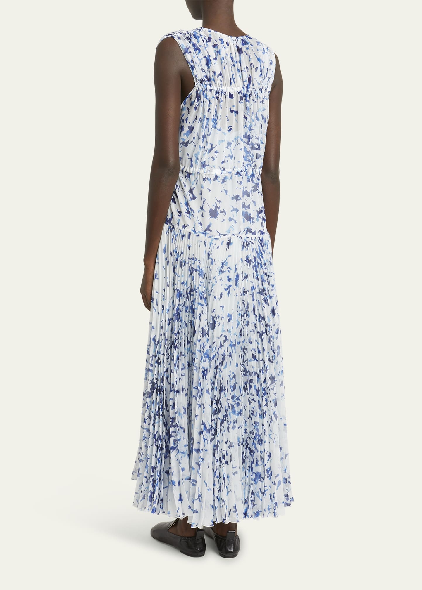 Pat Printed Crinkle Chiffon Dress - 3