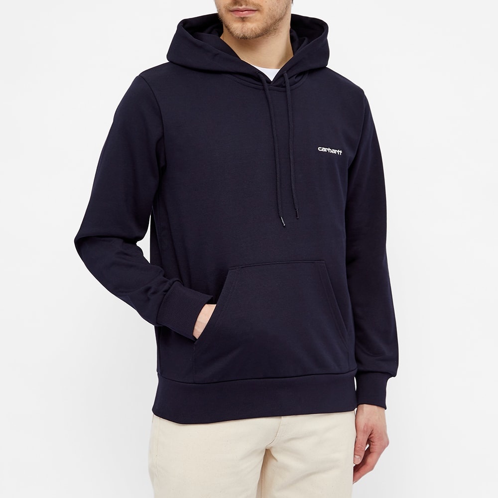 Carhartt WIP Hooded Script Embroidery Sweat - 3