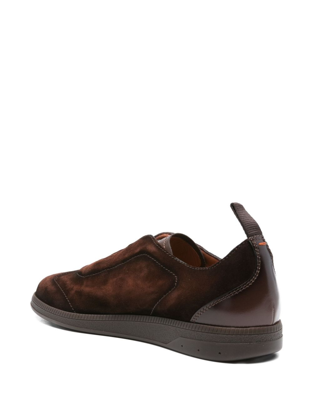 suede-leather sneakers - 3