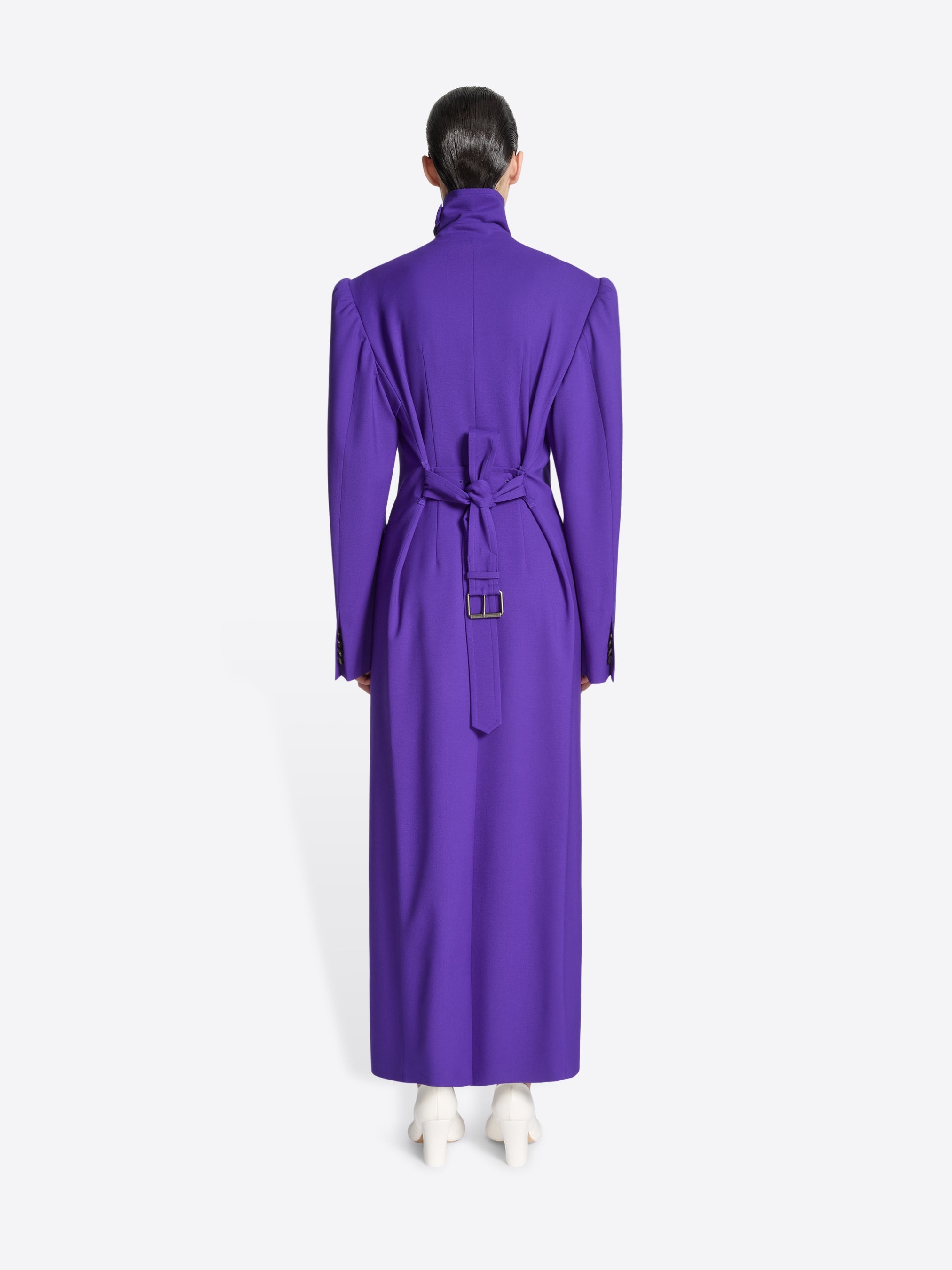WOOL TRENCH COAT - 4