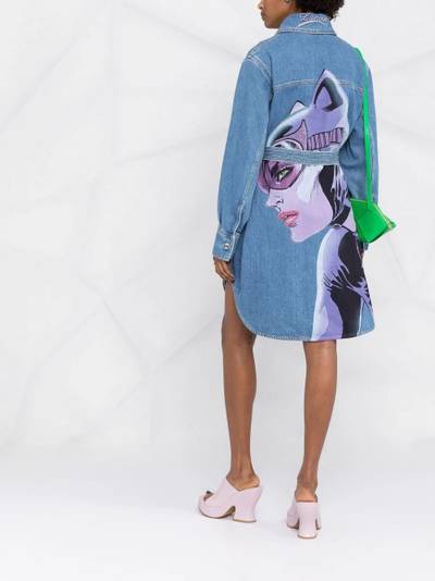 Lanvin Catwoman™ denim shirt dress outlook