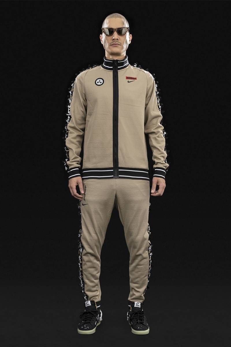 GGG-J1-247 Nike® Acronym® Track Jacket Knit KHAKI/BLACK ] with GGG-P1-247 - 1