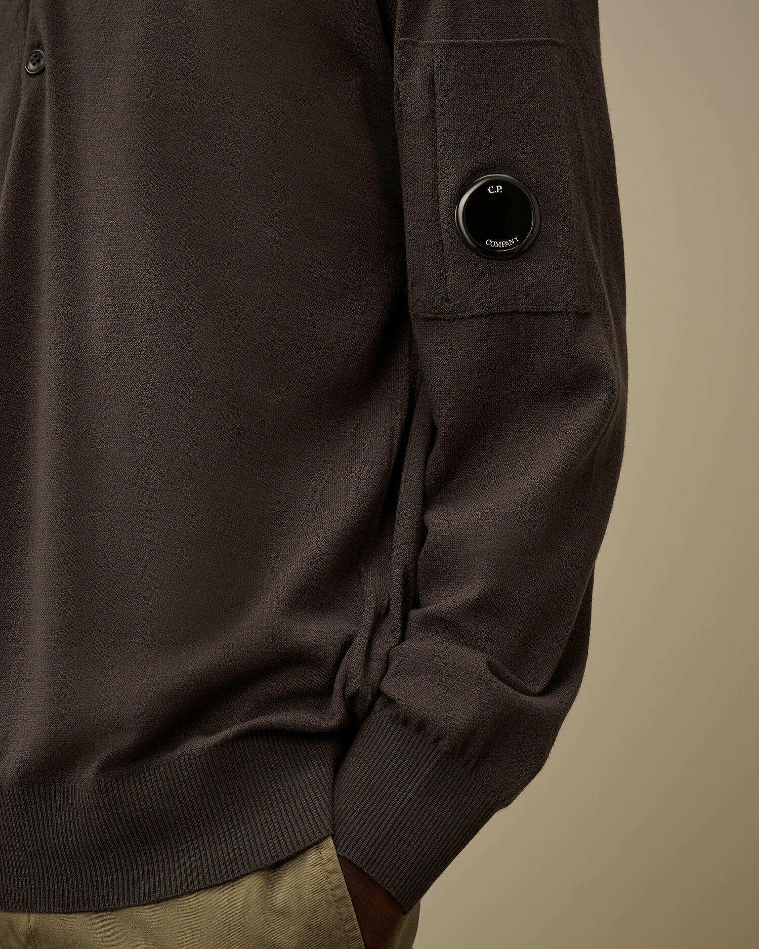 Extrafine Merino Wool Polo Sweater - 5