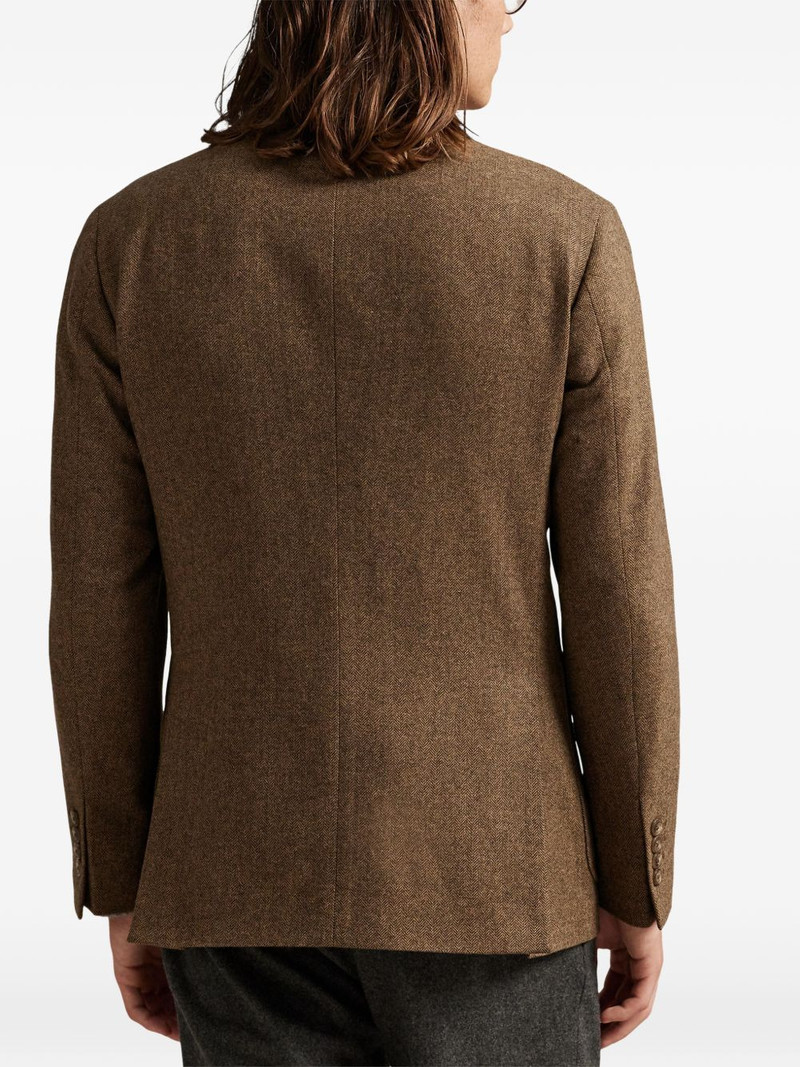 herringbone patch-pocket jacket 4