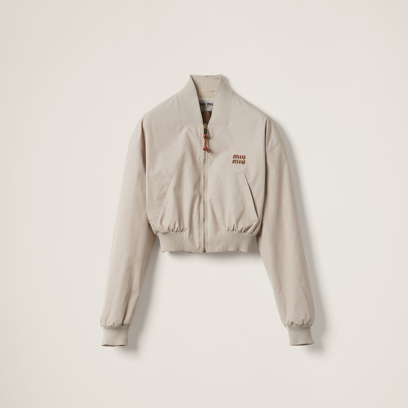 파나마 코튼 blouson 재킷 1