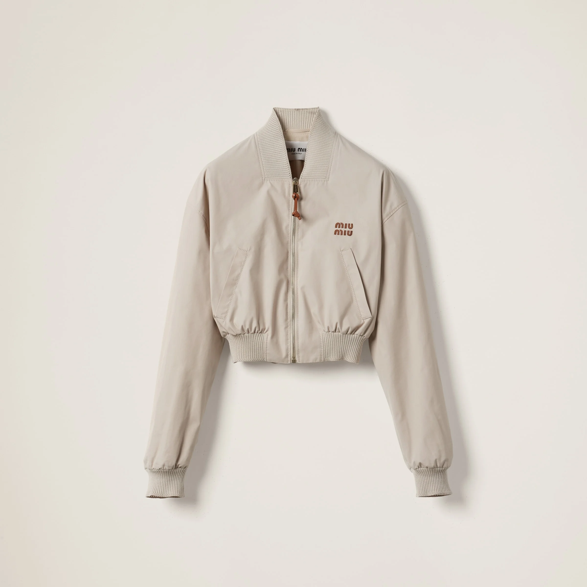 Panama cotton blouson jacket - 1
