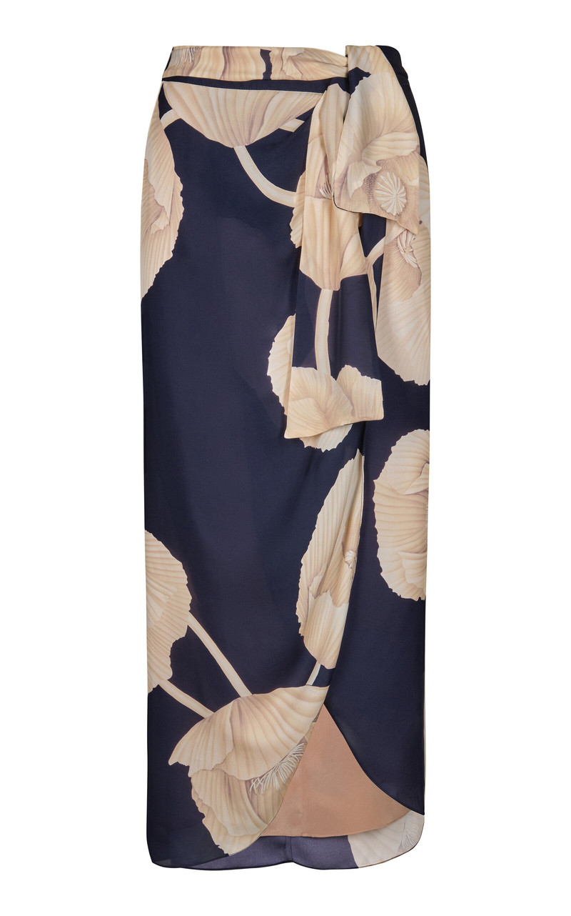 Naturalism Wrap 스커트 Navy 1