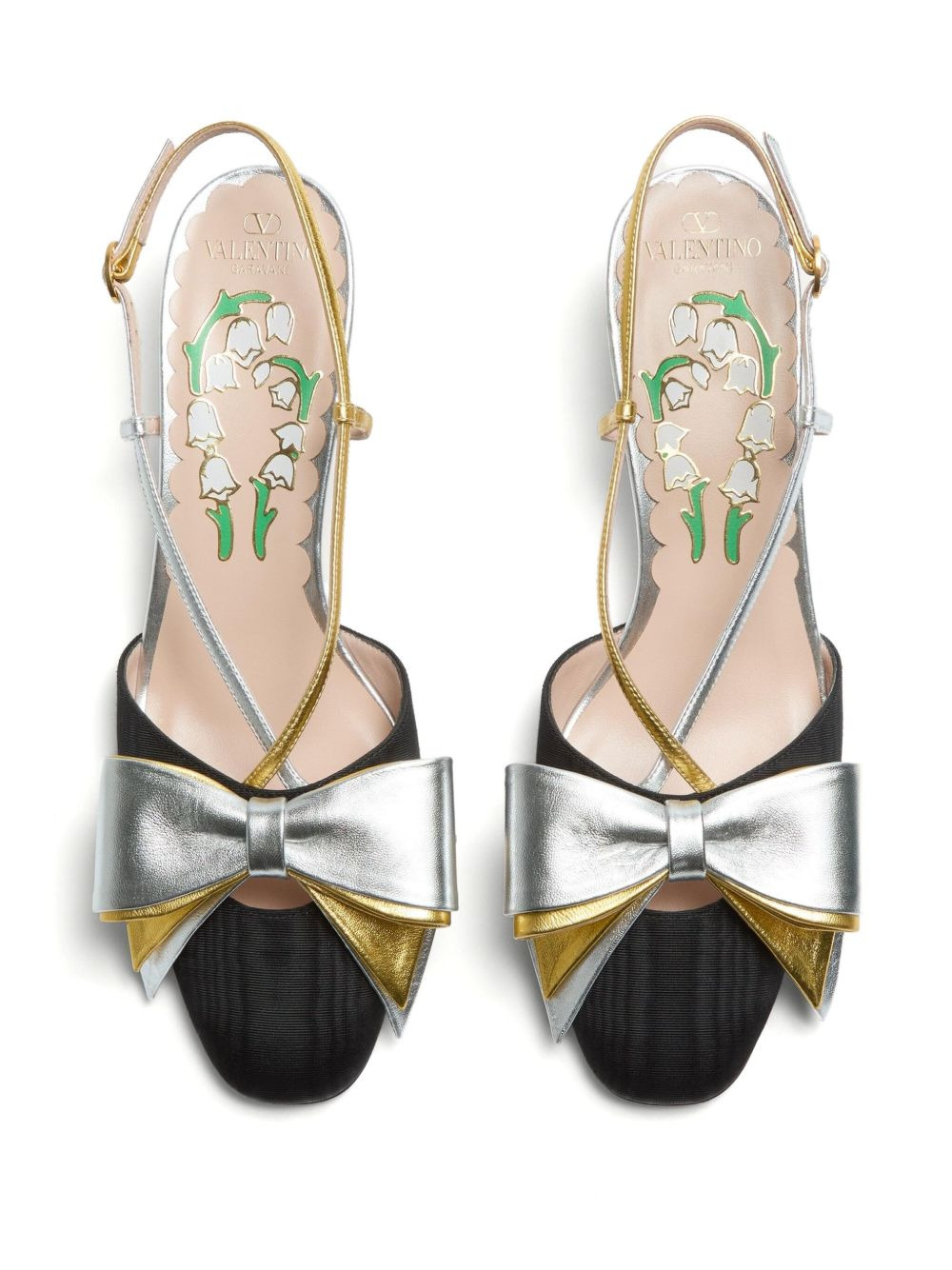oversize bow detail pumps - 4