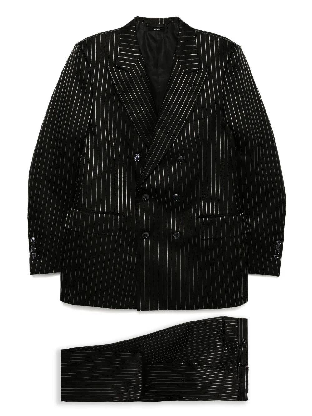 striped double-breasted suits - 1