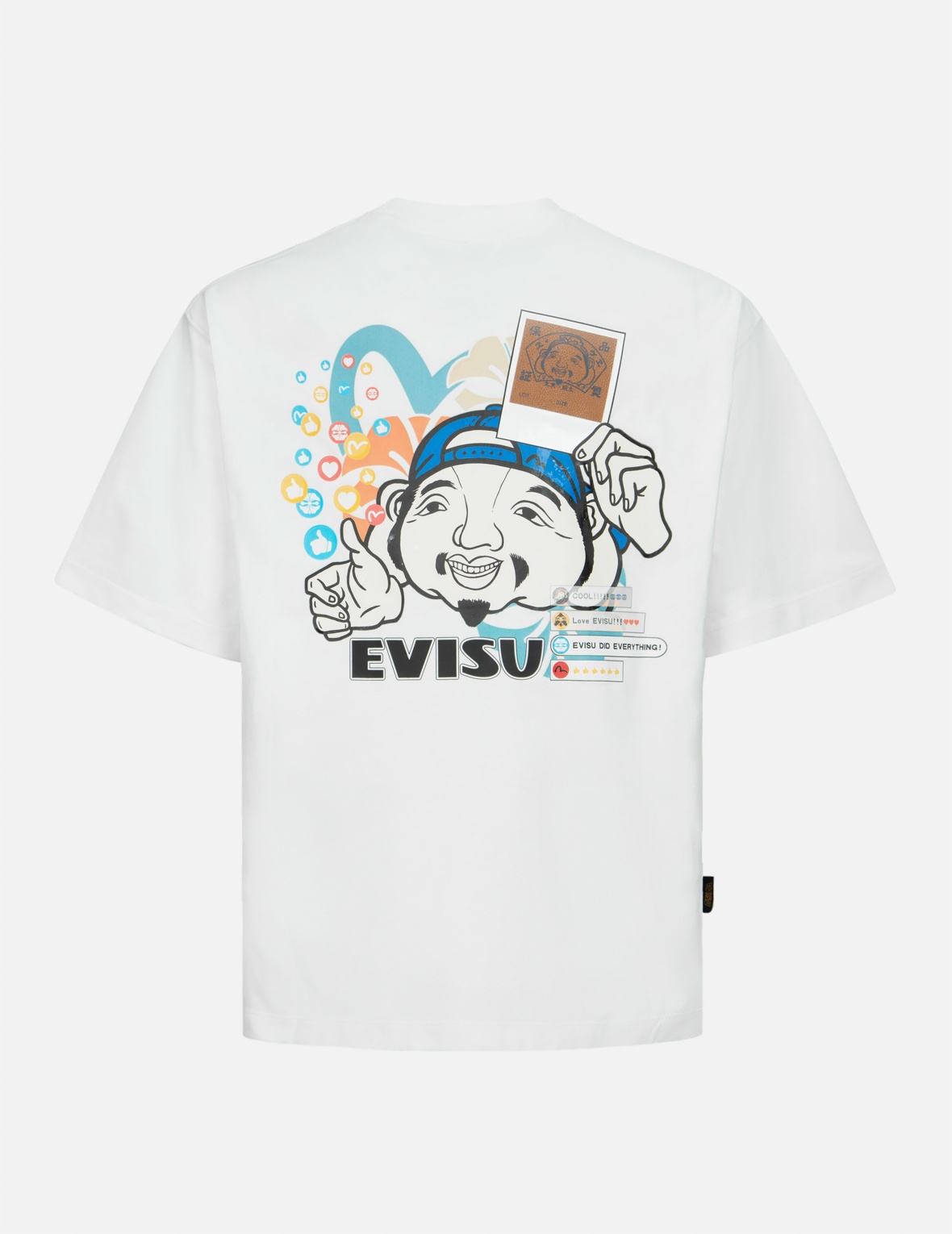 GODHEAD WITH SOCIAL MEDIA INSPIRED PRINT RELAX FIT T-SHIRT - 2