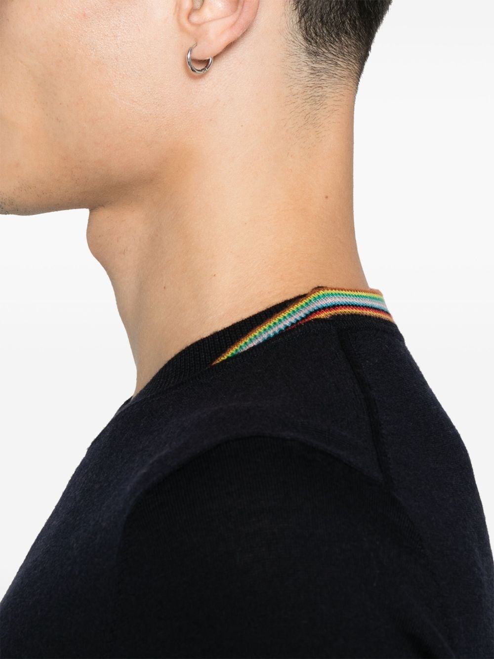 Wool crewneck sweater - 3